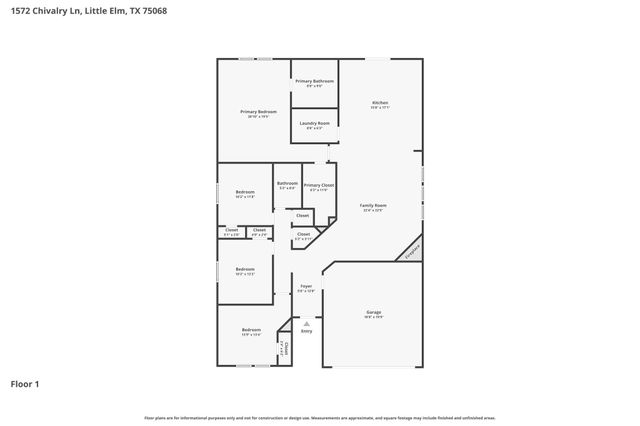 1572 Chivalry Lane, Little Elm, TX 75068