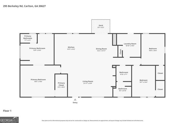 295 Berkeley Road, Carlton, GA 30627