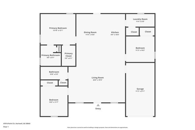 479 NORTH POINT CIR, Hartwell, GA 30643