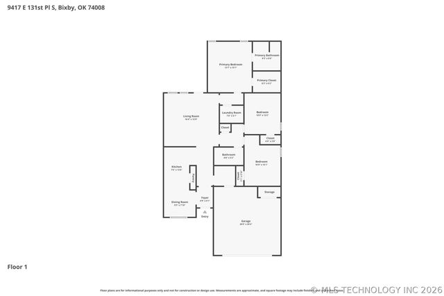 9417 E 131st Place S, Bixby, OK 74008