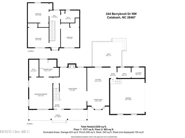 244 Berryknoll Drive NW, Calabash, NC 28467
