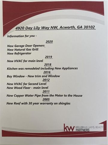 4920 Day Lily Way NW, Acworth, GA 30102