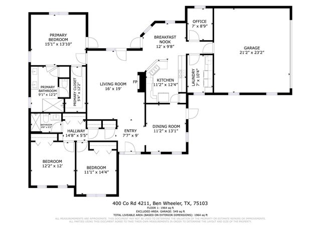 400 Vz County Road 4211, Ben Wheeler, TX 75754