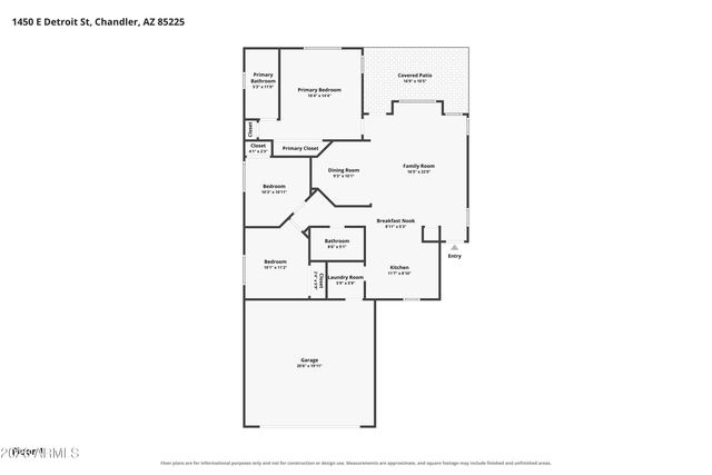 1450 E DETROIT Street, Chandler, AZ 85225