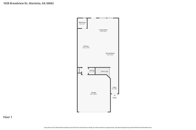 1028 Broadview Drive, Marietta, GA 30062