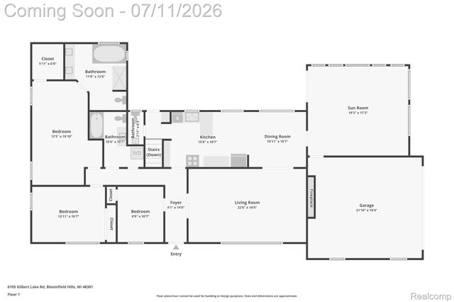 6105 Gilbert Lake Road, Bloomfield Hills, MI 48301