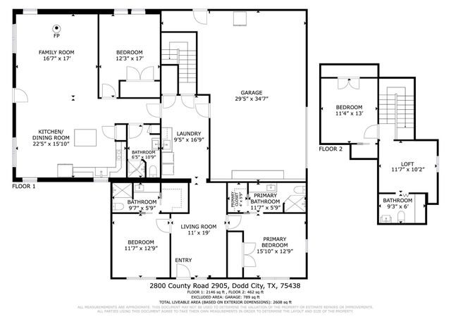 2800 County Road 2905, Dodd City, TX 75438