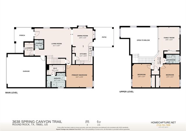 3638 Spring Canyon TRL, Round Rock, TX 78681
