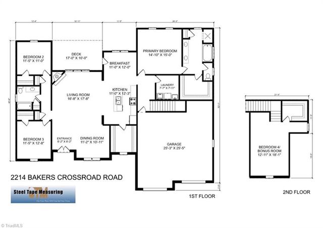 2214 Baker crossroad Road, Reidsville, NC 27320