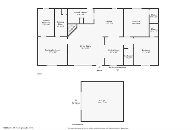 1203 Lanier Road, Pendergrass, GA 30567