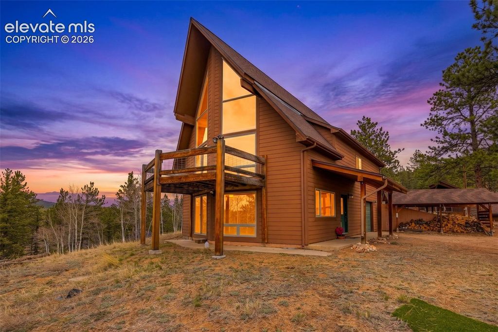 1736 COUNTY ROAD 3 Road, Florissant, CO 80816 — exterior