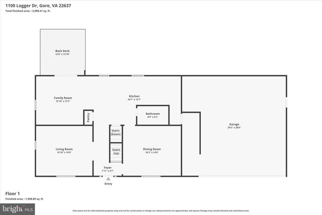 1100 LOGGER DR, Gore, VA 22637