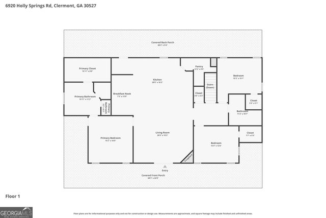 6920 Holly Springs Road, Clermont, GA 30527
