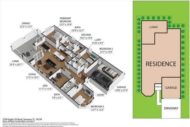 5740 EAGLE CREEK ROAD, Sarasota, FL 34238