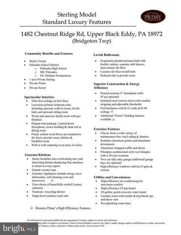 1482 CHESTNUT RIDGE RD, Upper Black Eddy, PA 18972