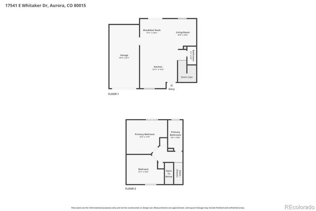 17541 E Whitaker Drive, Aurora, CO 80015