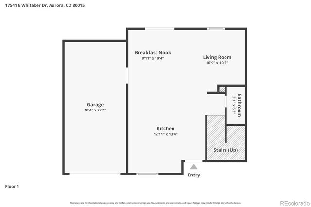 17541 E Whitaker Drive, Aurora, CO 80015