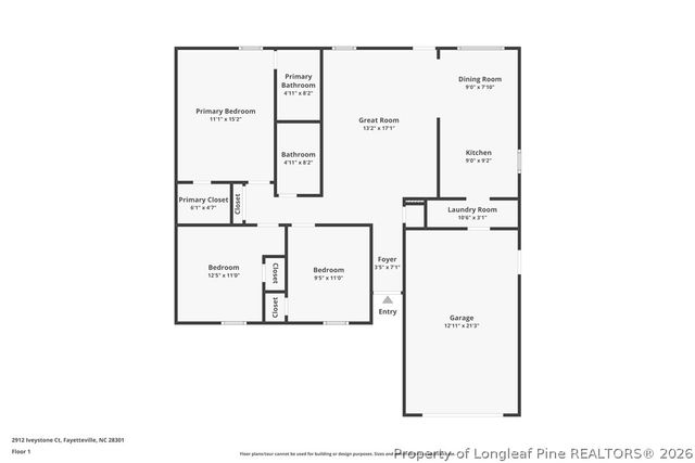 2912 Iveystone Court, Fayetteville, NC 28301