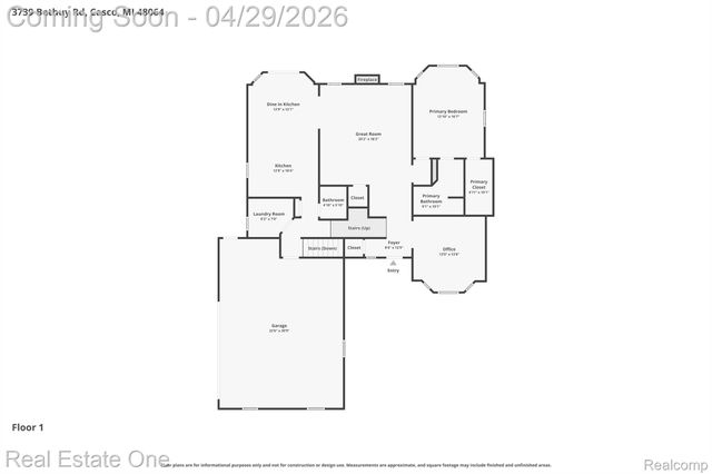 3739 Bethuy Road, Casco Township, MI 48064