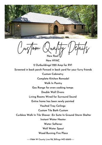 17664 West County Line Road, Billings, MO 65610