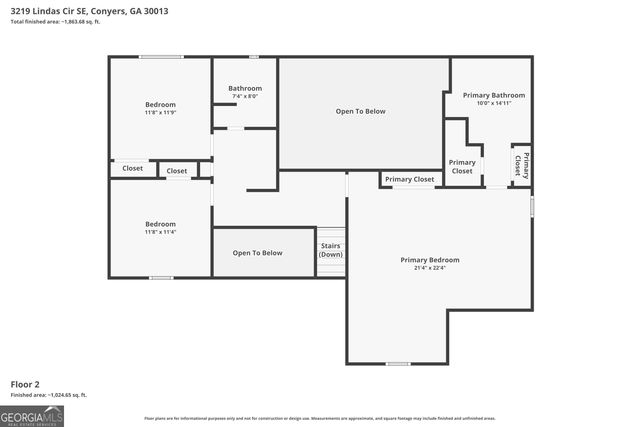 3219 Lindas Circle SE, Conyers, GA 30013