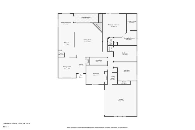 15873 Bull Run Drive, Frisco, TX 75035