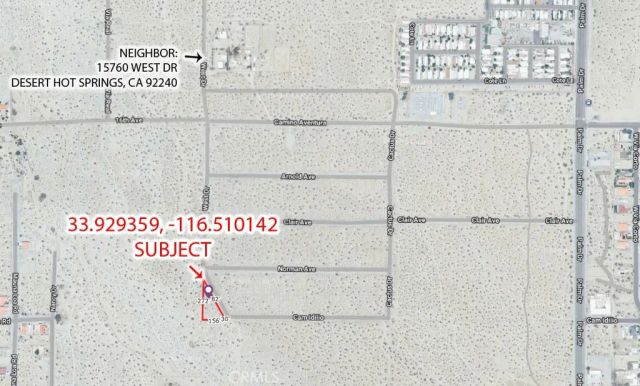 19500 West, Desert Hot Springs, CA 92240