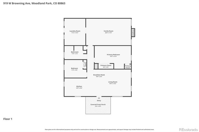 919 W Browning Avenue, Woodland Park, CO 80863