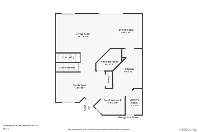 4343 Foxpointe Drive, West Bloomfield, MI 48323