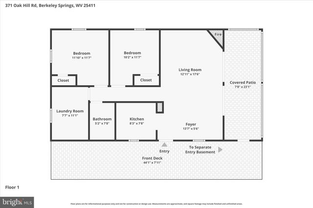 371 OAK HILL RD, Berkeley Springs, WV 25411