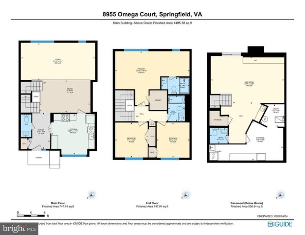 8955 OMEGA CT, Springfield, VA 22152