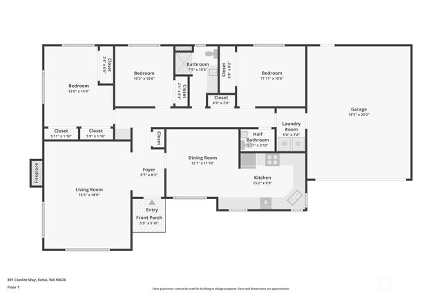 801 Cowlitz Way, Kelso, WA 98626