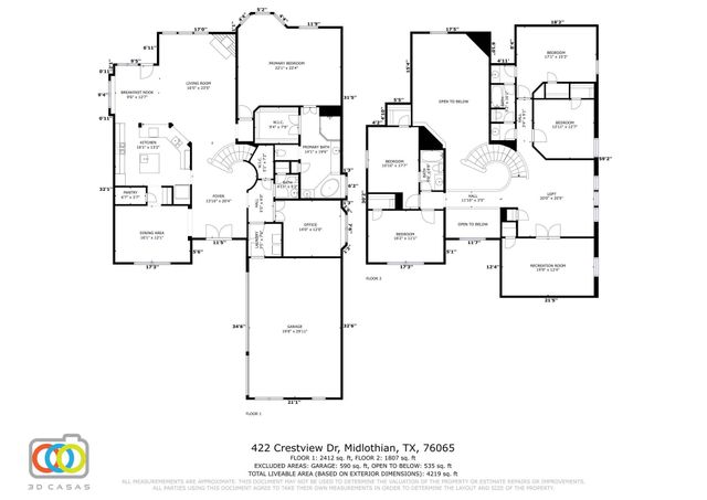 422 Crestview Drive, Midlothian, TX 76065