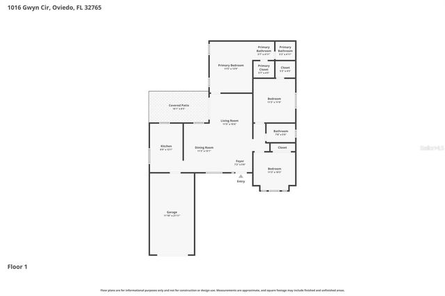 1016 GWYN CIRCLE, Oviedo, FL 32765