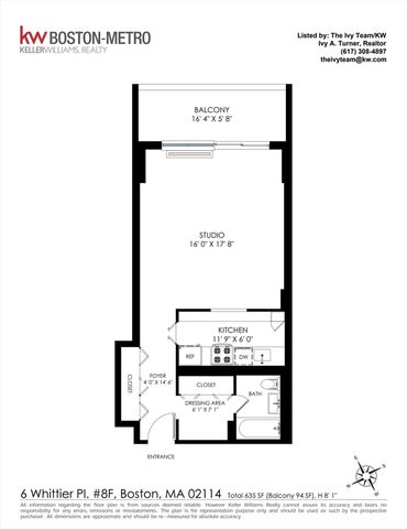 6 Whittier Pl 8F, Boston, MA 02114