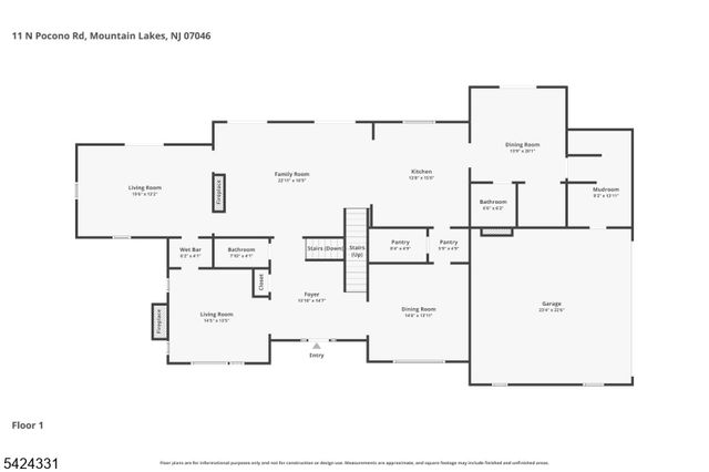 11 N Pocono Rd, Mountain Lakes Boro, NJ 07046