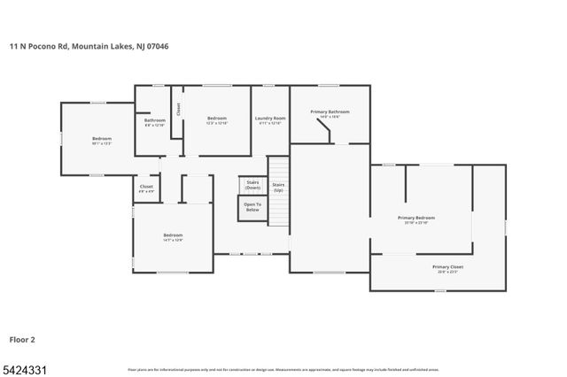 11 N Pocono Rd, Mountain Lakes Boro, NJ 07046
