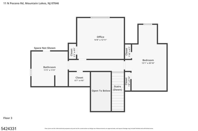 11 N Pocono Rd, Mountain Lakes Boro, NJ 07046