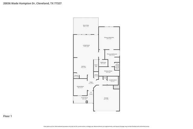 20036 Wade Hampton Drive, Cleveland, TX 77327