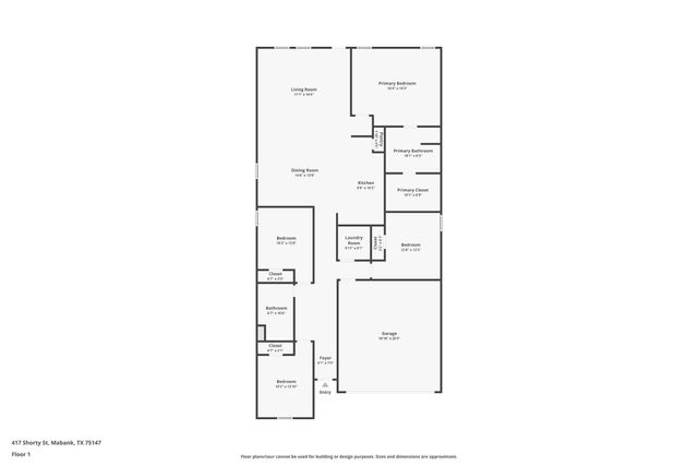 417 Shorty Street, Mabank, TX 75147