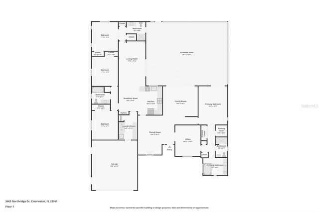 3463 NORTHRIDGE DRIVE, Clearwater, FL 33761