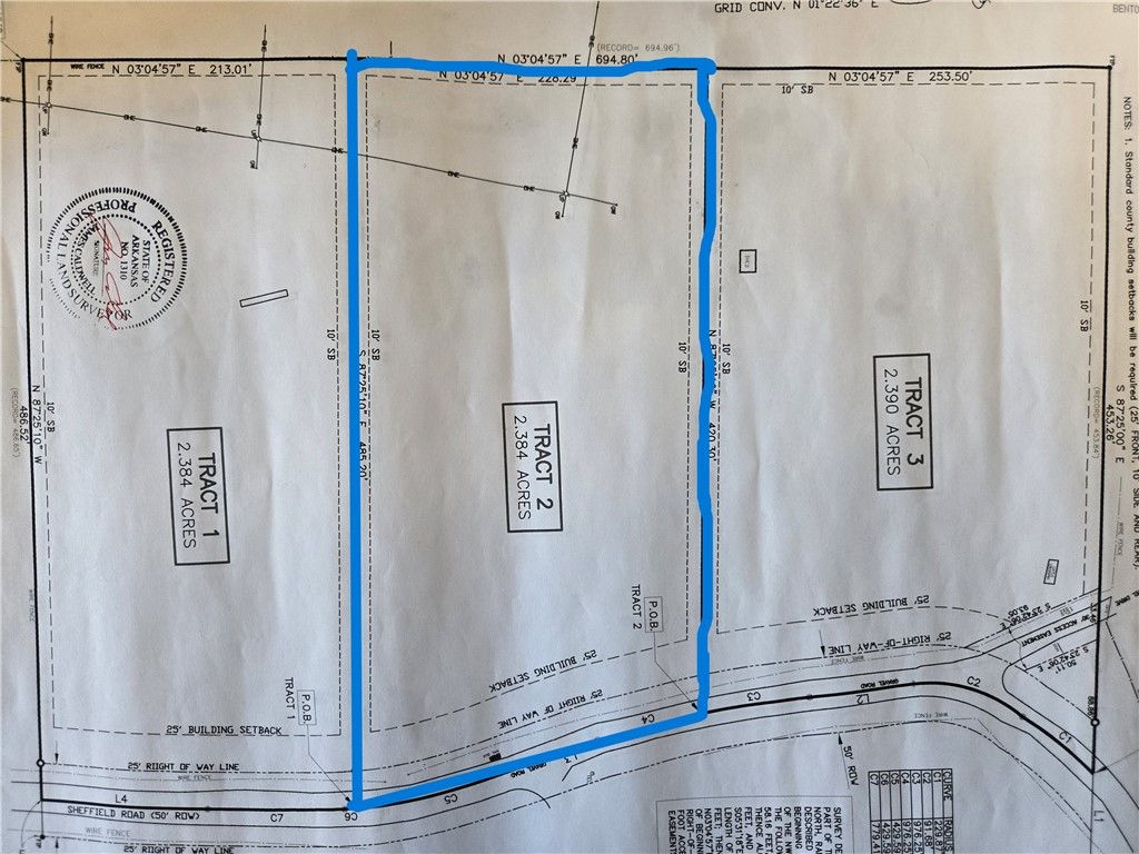 Tract 2 Sheffield Road, Siloam Springs, AR 72761