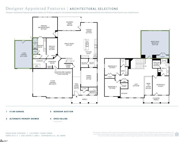 200 Dapple Lane Lot 4 Lot 4 Latimore Traditional, Simpsonville, SC 29681