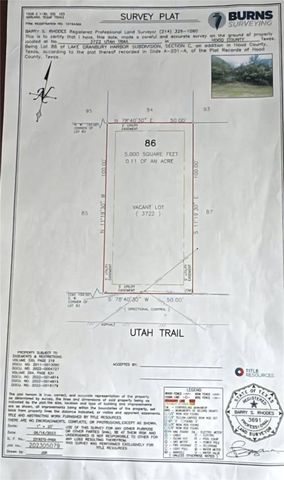 3722 Utah Trail, Granbury, TX 76048