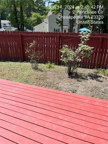 2 Penzance CIR, Chesapeake, VA 23320