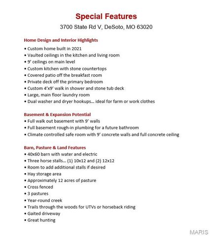 3700 State Road V, De Soto, MO 63020