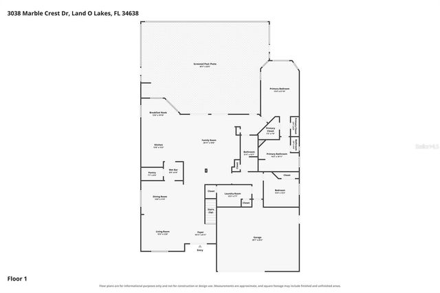 3038 MARBLE CREST DRIVE, Land O Lakes, FL 34638