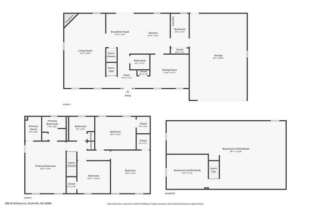 688 W Hickory LANE, Saukville, WI 53080