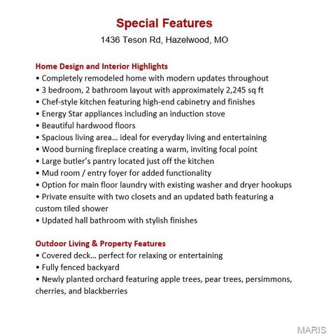 1436 Teson Road, Hazelwood, MO 63042