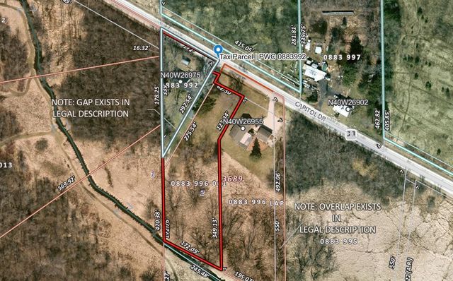 N40W26975 Capitol DRIVE, Pewaukee, WI 53072